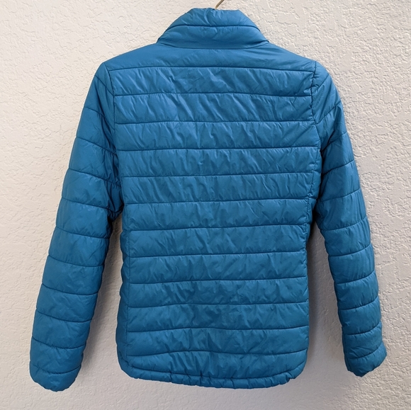 AEO Blue Puffer Jacket Small - Picture 3 of 5
